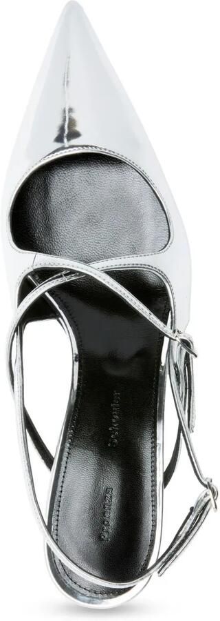 Proenza Schouler 40 mm Slash pumps Grijs - Foto 5