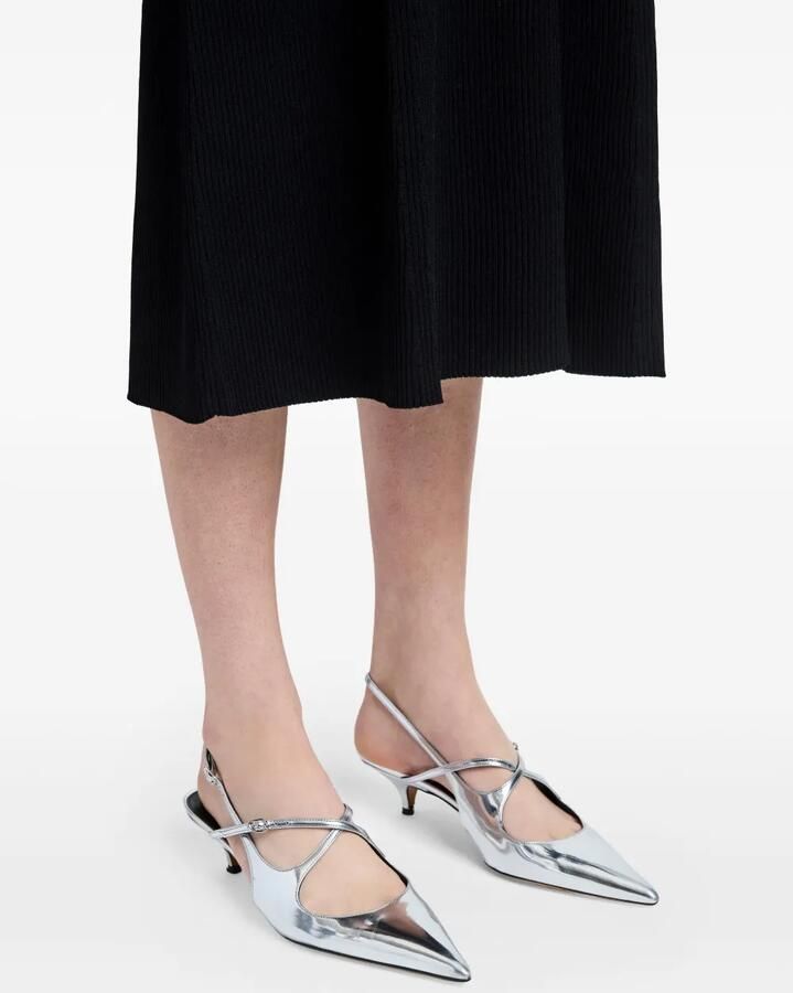 Proenza Schouler 40 mm Slash pumps Grijs - Foto 2