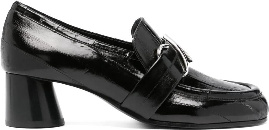 Proenza Schouler 45 mm pumps met monogram Zwart