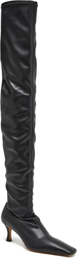 Proenza Schouler 60 mm overknee boots Zwart