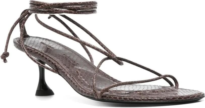 Proenza Schouler 60 mm Tee sandalen Bruin - Foto 4