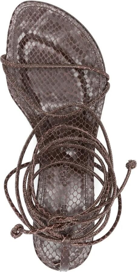 Proenza Schouler 60 mm Tee sandalen Bruin - Foto 3
