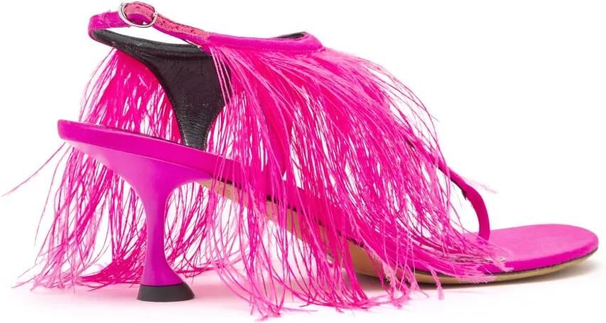 Proenza Schouler 60 mm Tee sandalen Roze - Foto 4