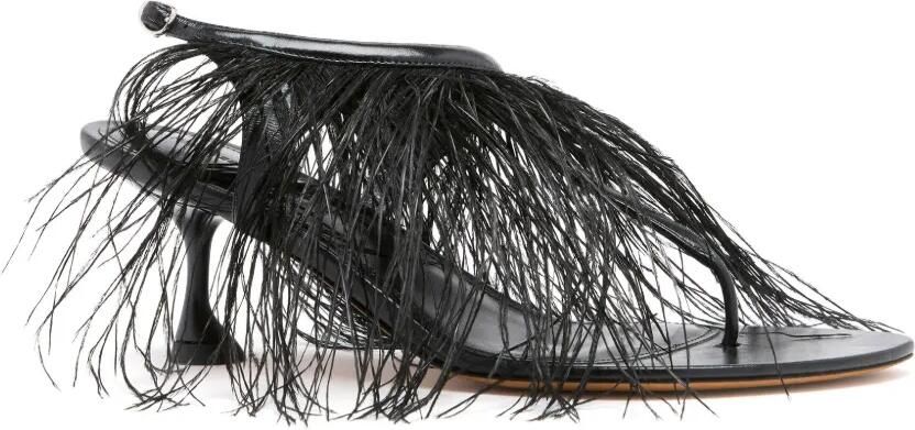 Proenza Schouler 60 mm Tee sandalen Zwart - Foto 5