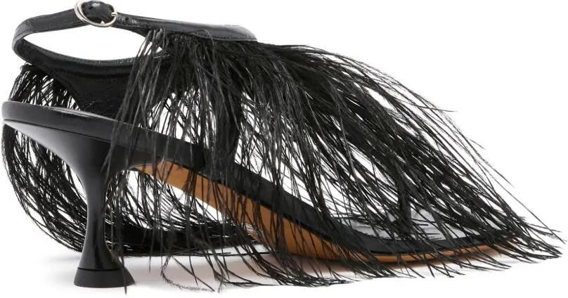 Proenza Schouler 60 mm Tee sandalen Zwart - Foto 4
