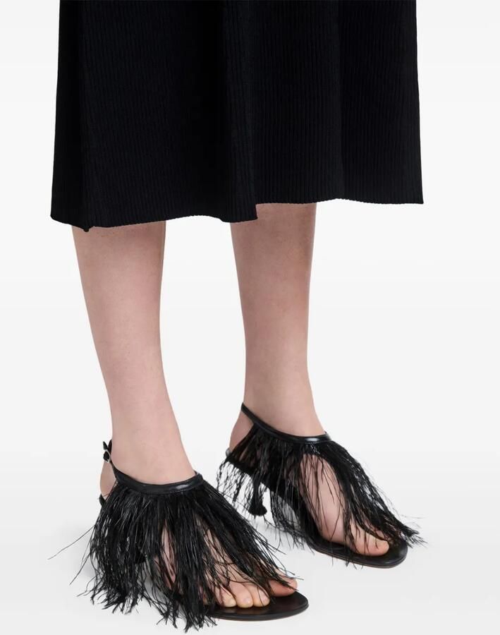 Proenza Schouler 60 mm Tee sandalen Zwart - Foto 3