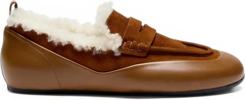 Proenza Schouler Arcadia shearling loafers Bruin