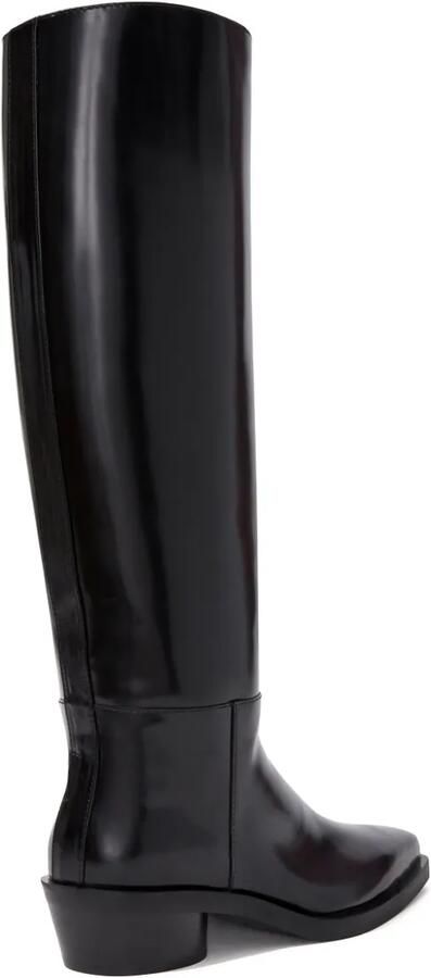 Proenza Schouler Bronco leren knielaarzen Zwart - Foto 2