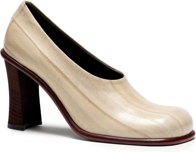 Proenza Schouler Esme 90 mm pumps van palingleer Beige - Foto 3