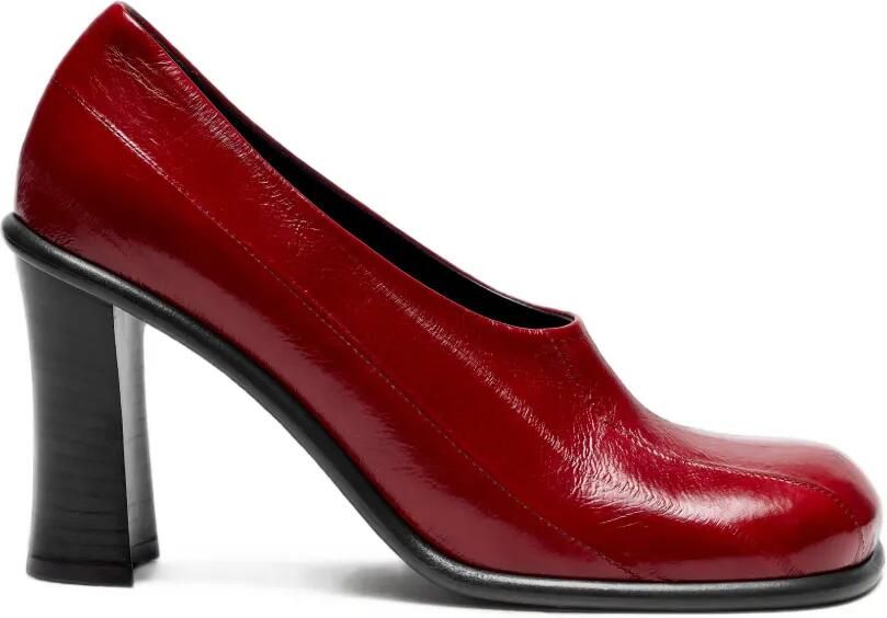 Proenza Schouler Esme 90 mm pumps van palingleer Rood