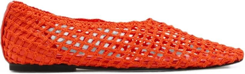 Proenza Schouler Gehaakte ballerina's Oranje