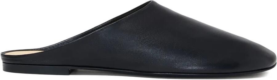 Proenza Schouler Glove leren slippers Zwart