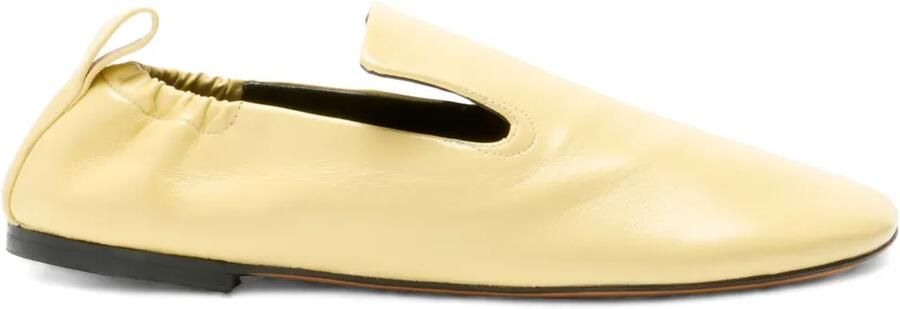 Proenza Schouler Glove loafers met ruches Geel