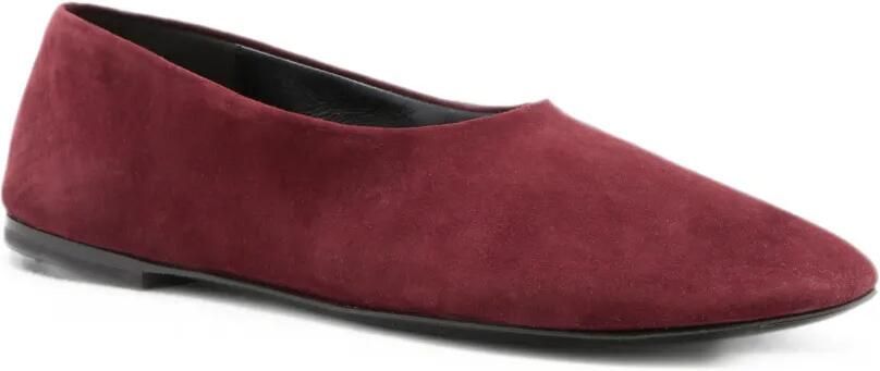 Proenza Schouler Glove suède slippers Rood