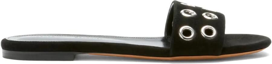 Proenza Schouler Grommet slippers Zwart