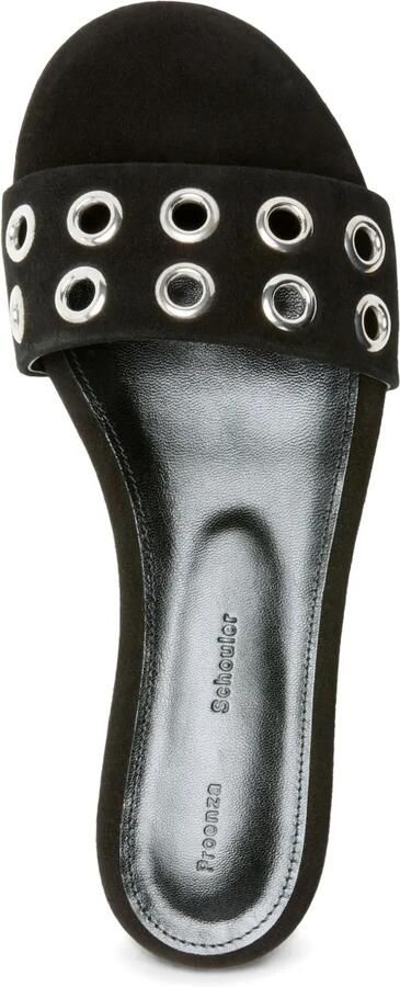 Proenza Schouler Grommet slippers Zwart - Foto 2