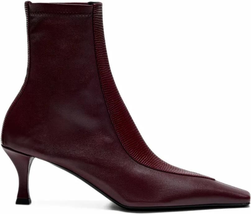 Proenza Schouler Hex leather ankle boots Rood