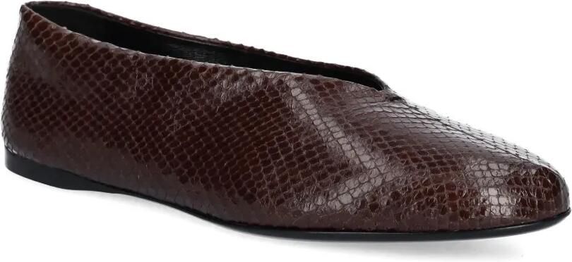 Proenza Schouler Leren ballerina's Bruin