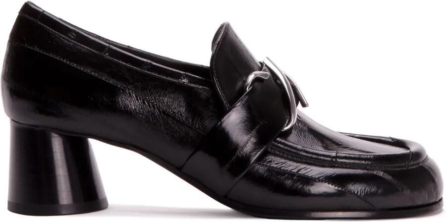 Proenza Schouler Leren loafers Zwart