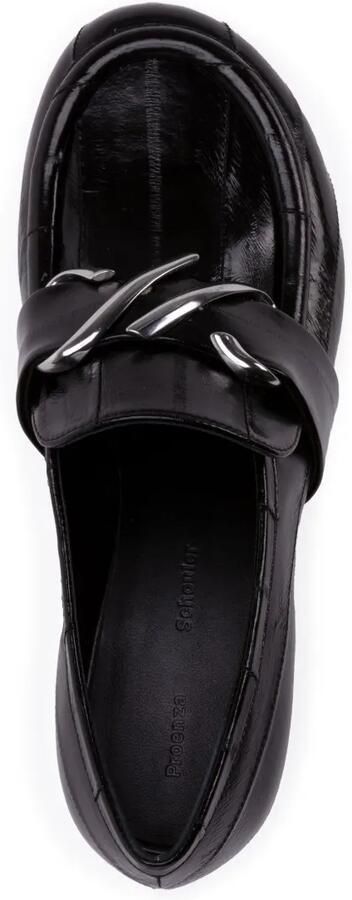 Proenza Schouler Leren loafers Zwart - Foto 4