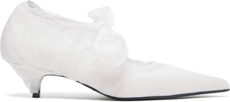 Proenza Schouler Slash organza pumps Wit