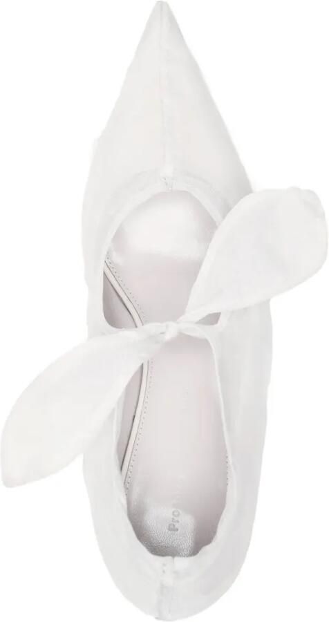 Proenza Schouler Slash organza pumps Wit - Foto 3