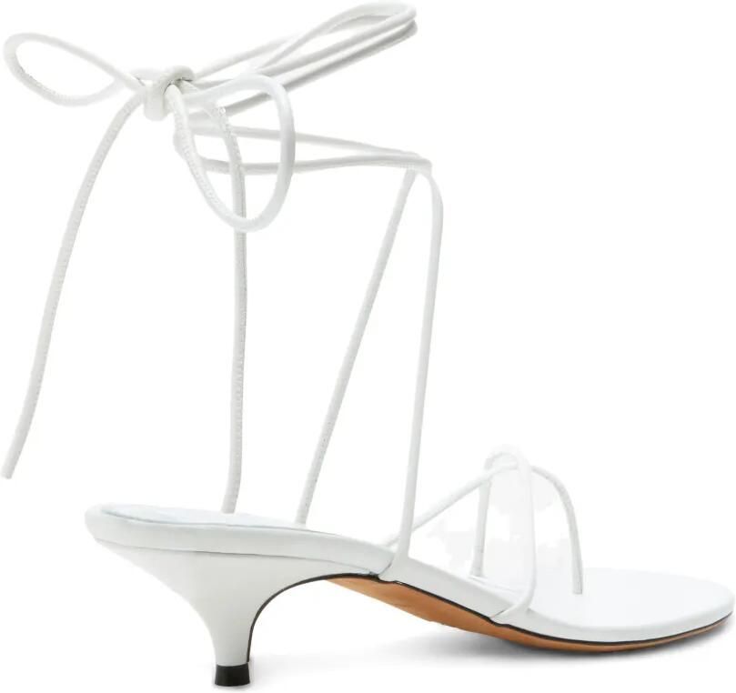 Proenza Schouler Slash sandalen Wit - Foto 3