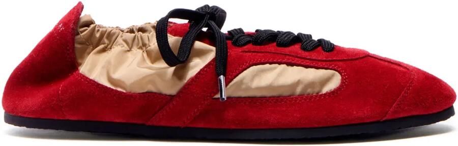 Proenza Schouler Soft Track sneakers van nylon kalfsleer Rood