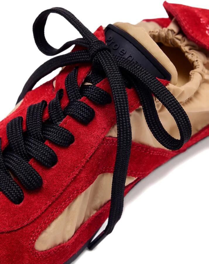 Proenza Schouler Soft Track sneakers van nylon kalfsleer Rood - Foto 2