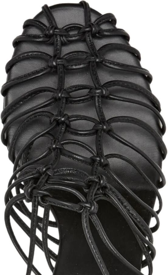 Proenza Schouler Tee Knot nappa sandalen Zwart - Foto 4