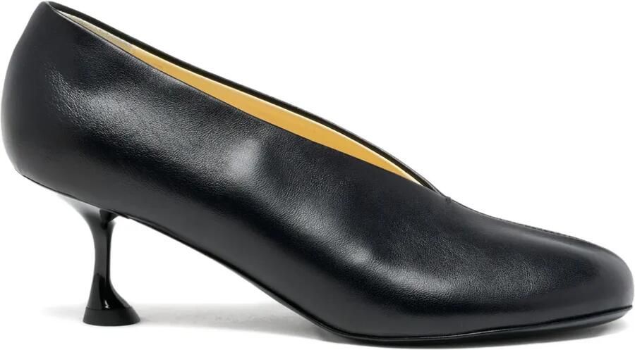 Proenza Schouler Tee leren pumps Zwart