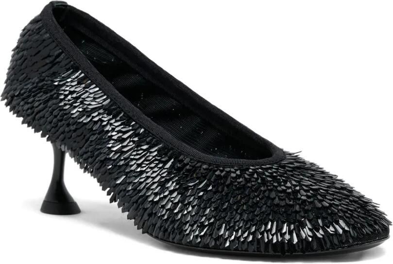 Proenza Schouler Tee pumps met pailletten Zwart - Foto 3