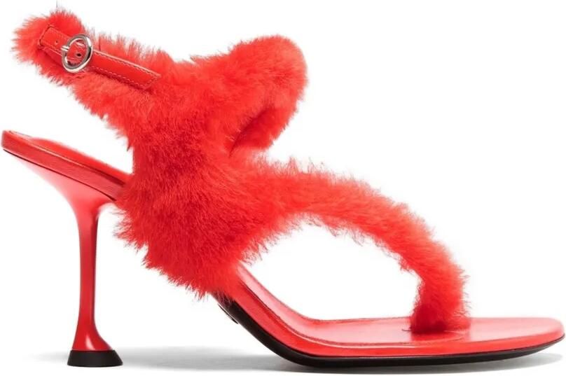 Proenza Schouler Tee sandalen met string Rood