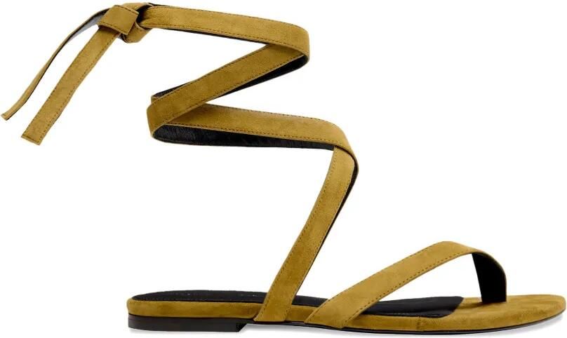 Proenza Schouler Tee wikkelsandalen Groen