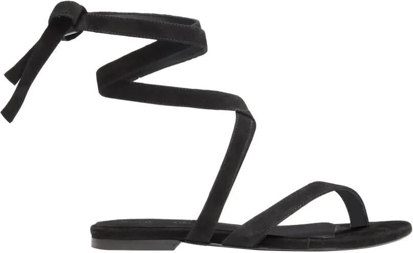Proenza Schouler Tee wikkelsandalen Zwart