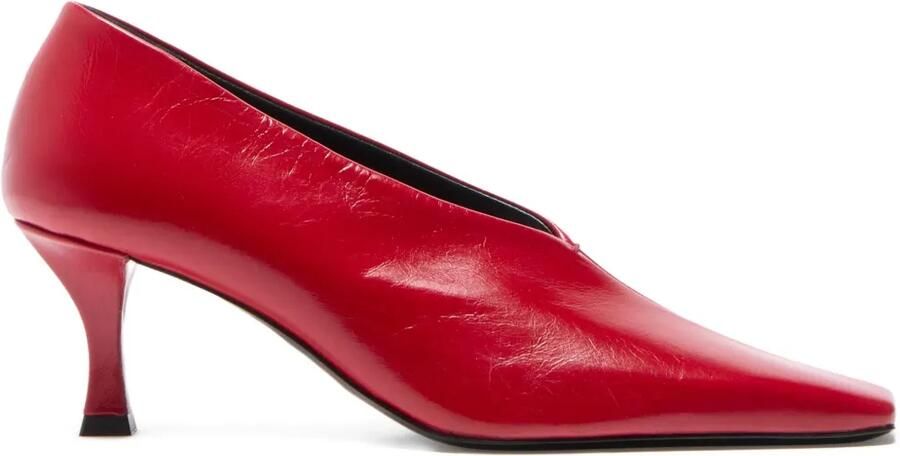 Proenza Schouler Trap pumps met vierkante neus Rood
