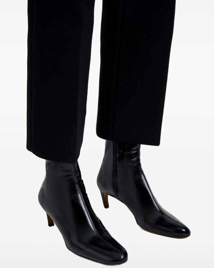 Proenza Schouler Uma leren enkellaarzen Zwart - Foto 2