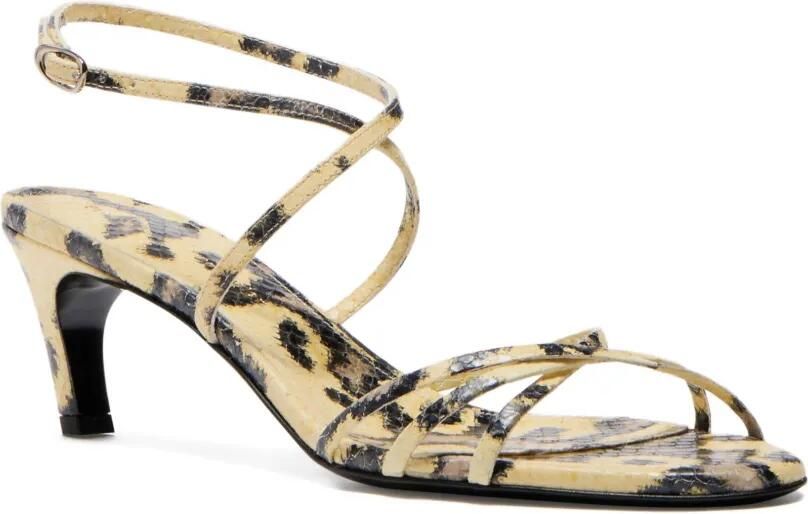 Proenza Schouler Uma sandalen met pythonprint Beige - Foto 3