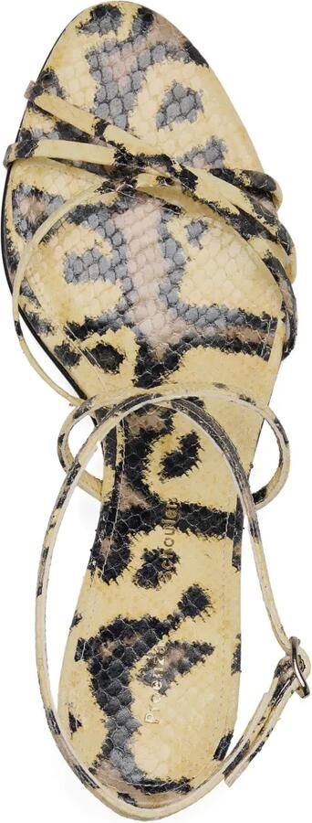 Proenza Schouler Uma sandalen met pythonprint Beige - Foto 5