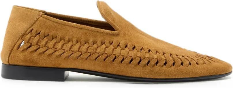 Proenza Schouler Whip loafers van kalfsleer Bruin