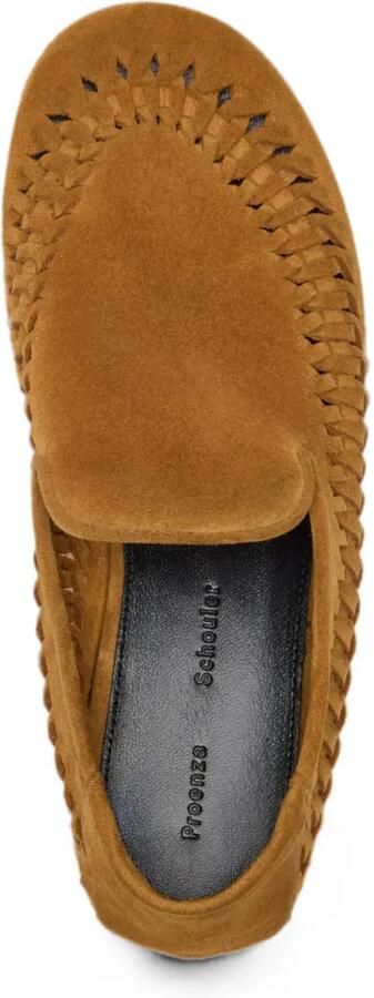Proenza Schouler Whip loafers van kalfsleer Bruin - Foto 3