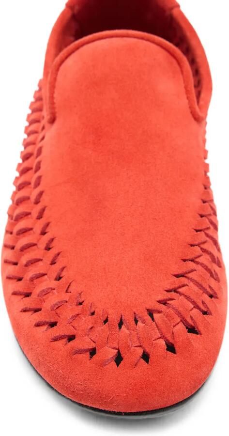 Proenza Schouler Whip loafers van kalfsleer Rood - Foto 2