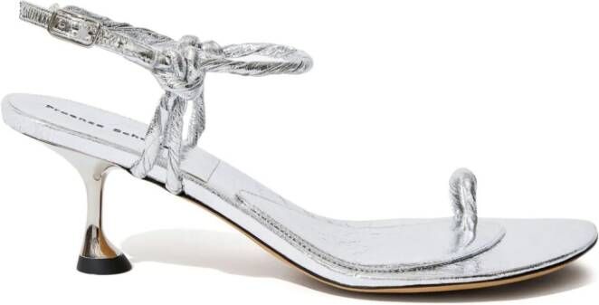 Proenza Schouler Sandalen met teenring Zilver