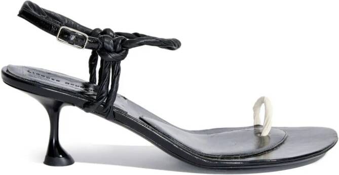 Proenza Schouler Sandalen met teenring Zwart