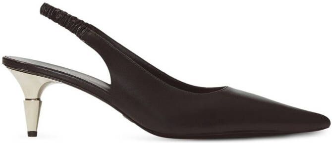 Proenza Schouler Leren slingback pumps Zwart