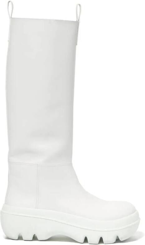 Proenza Schouler Storm leather knee-high boots Wit