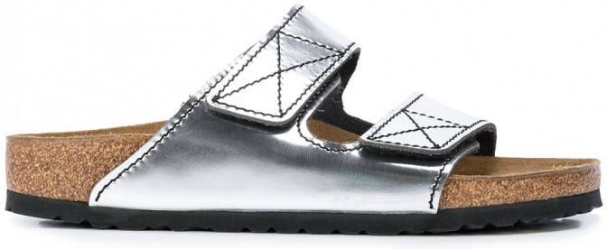Proenza Schouler x Birkenstock Arizona Narrow slippers Zilver