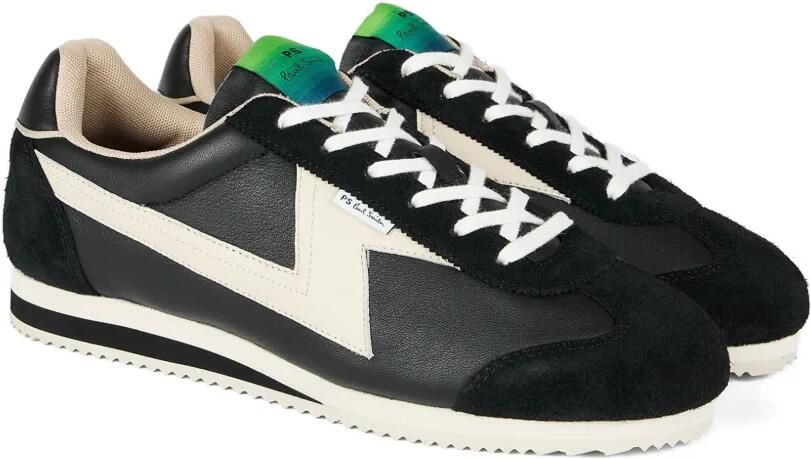 PS Paul Smith Atalanta leren sneakers met vlakken Zwart - Foto 3