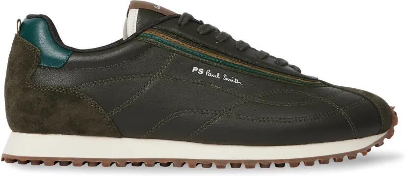 PS Paul Smith Haskell leren sneakers Groen