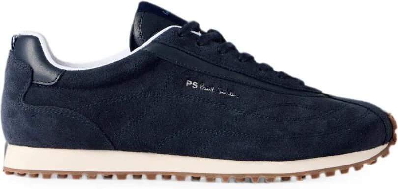 PS Paul Smith Haskell suède sneakers met logoprint Blauw